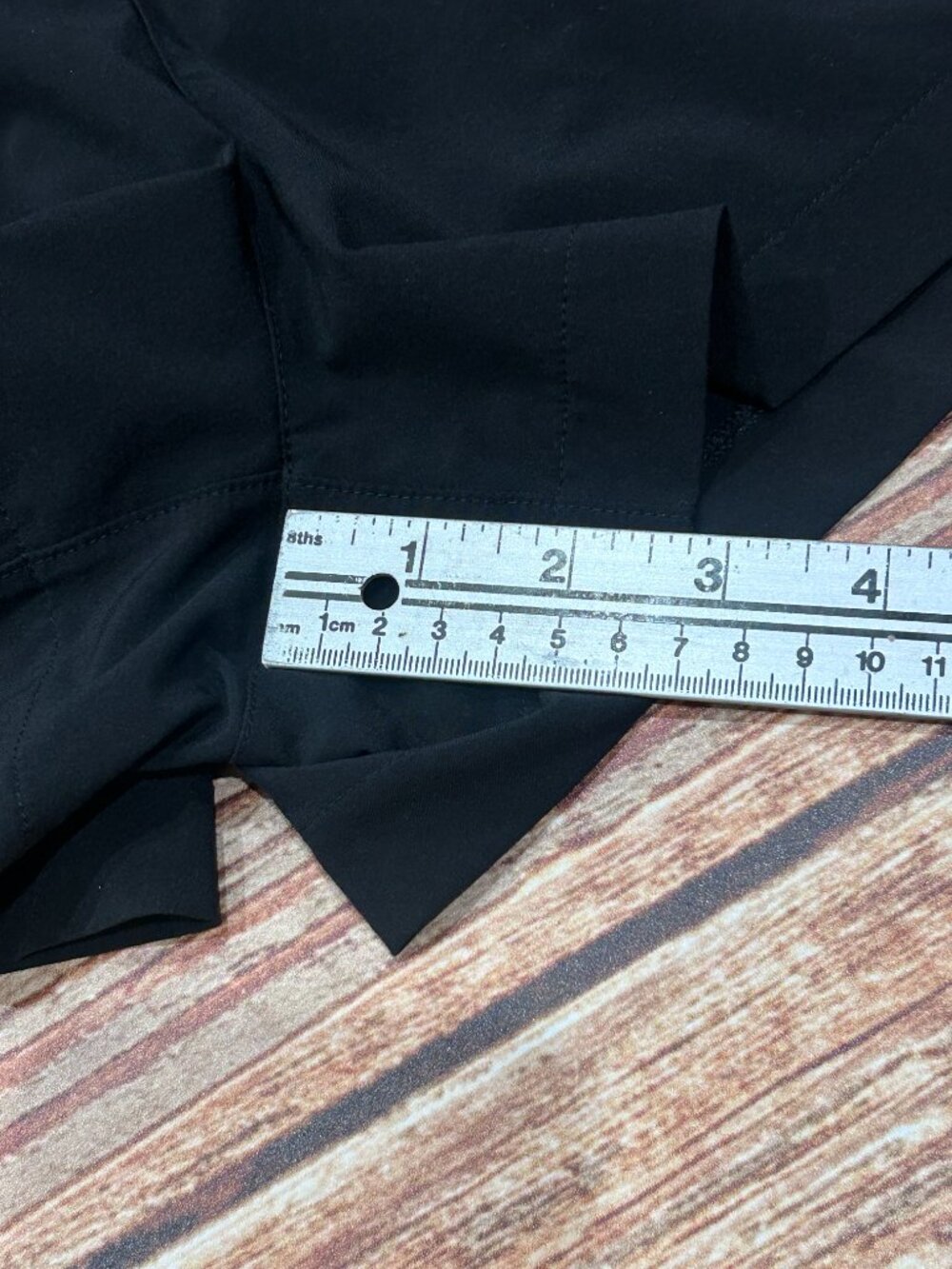 Athleta High Rise Weekender Run Short Black 3" Inseam Lined Drawstring - Picture 11 of 11